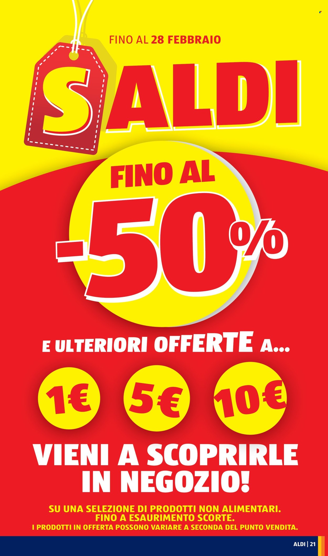 Volantino Aldi - 19/1/2026 - 25/1/2026. Pagina 21