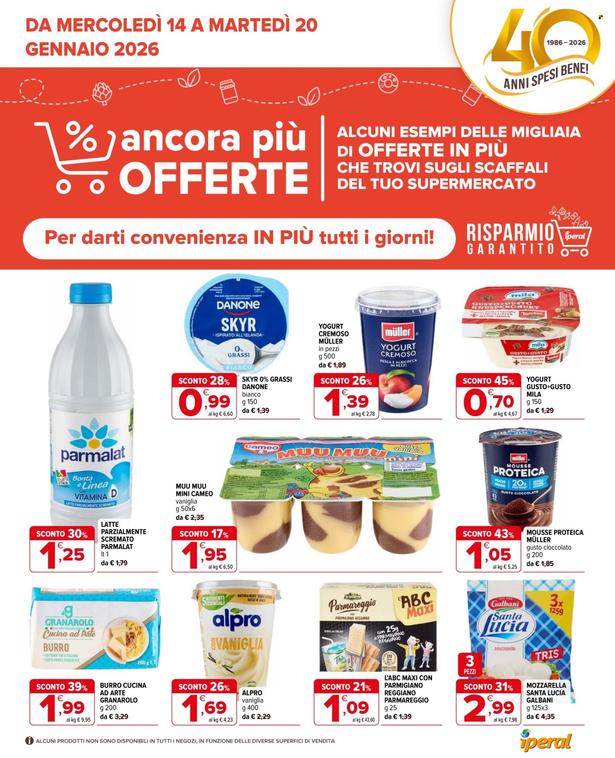 Volantino Iperal - 14/1/2026 - 20/1/2026. Pagina 1