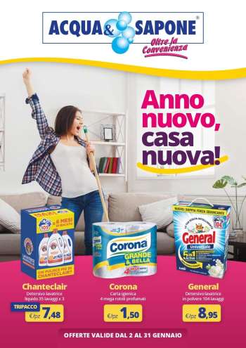Volantino Acqua & Sapone - 2/1/2026 - 31/1/2026.