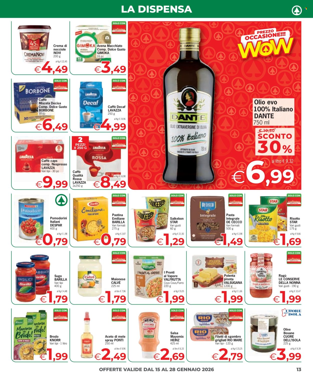 Volantino Despar - 15/1/2026 - 28/1/2026. Pagina 13