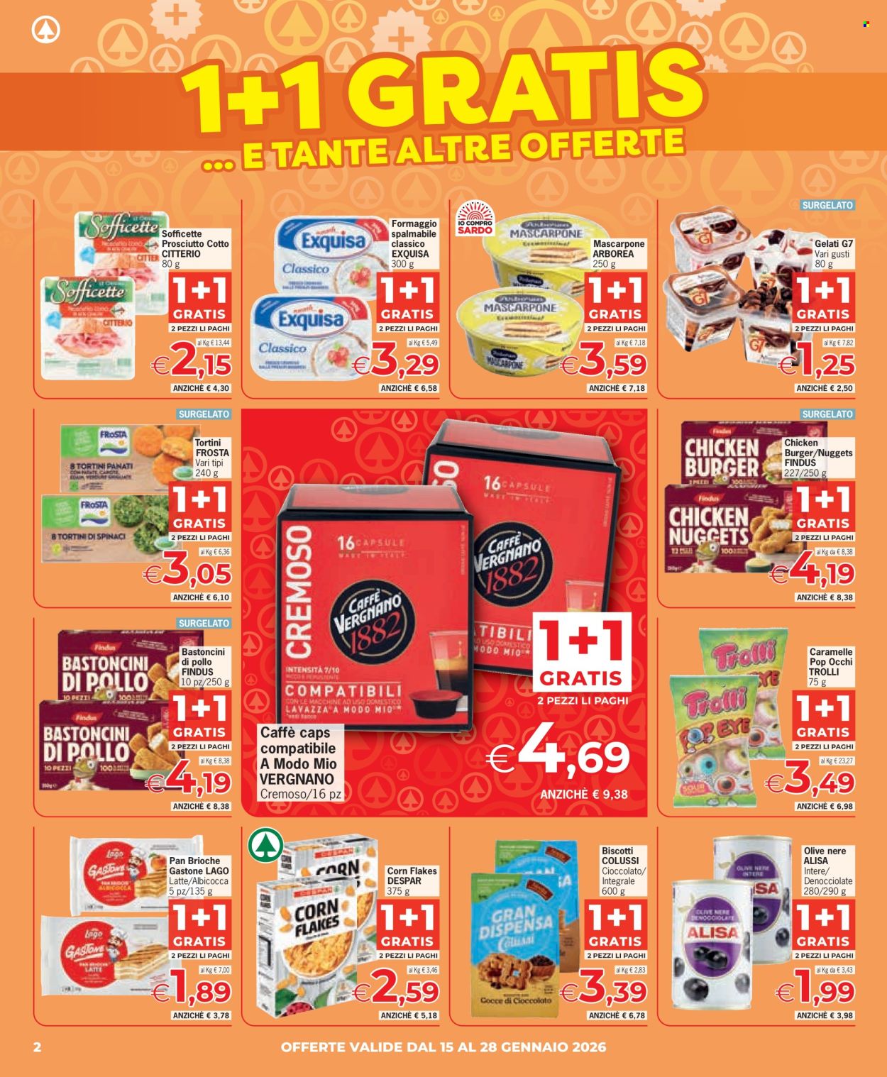 Leták Eurospar - 15.1.2026 - 28.1.2026. Strana 2
