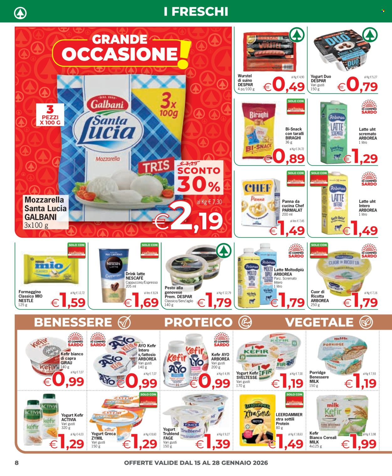 Leták Eurospar - 15.1.2026 - 28.1.2026. Strana 8