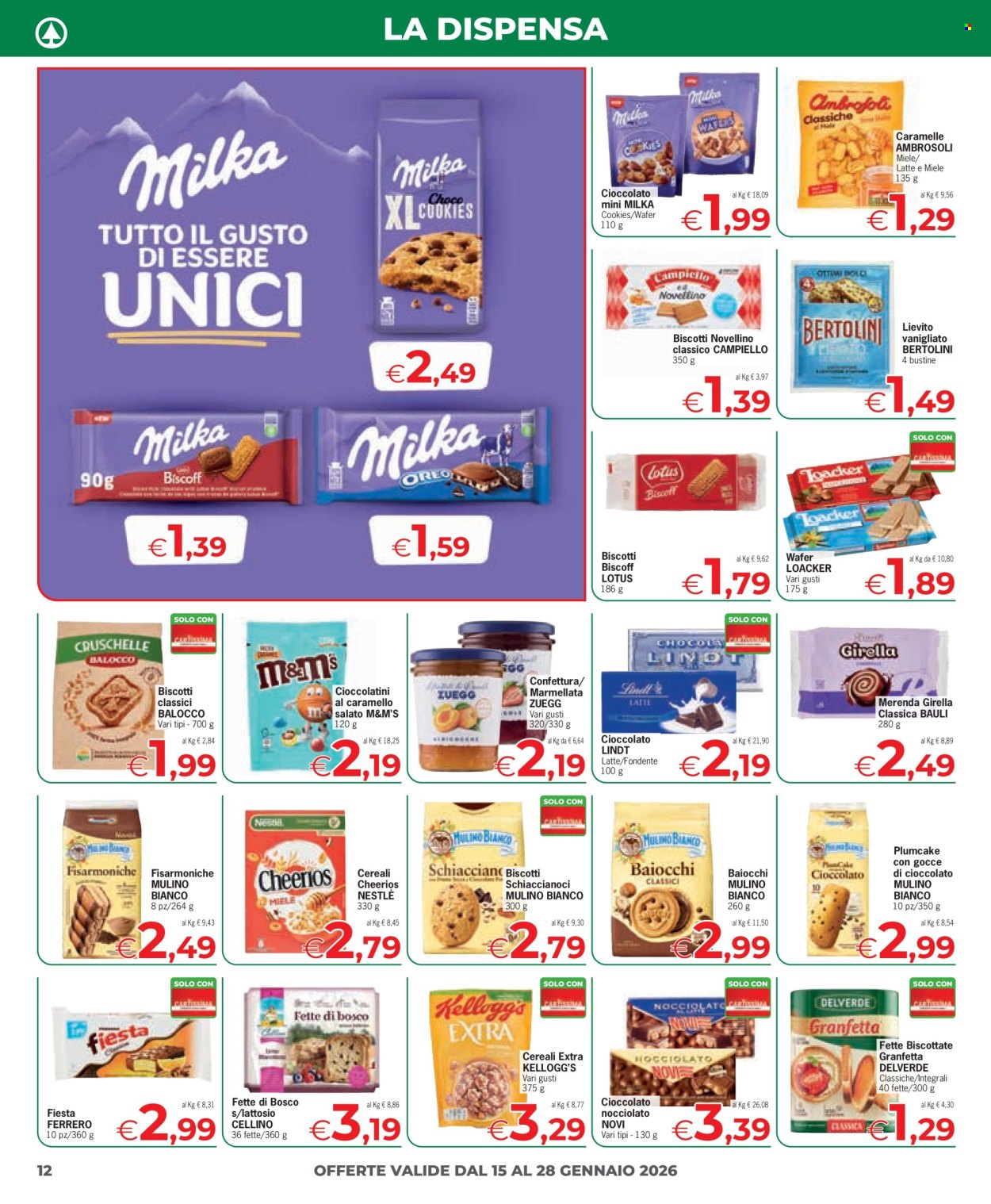 Leták Eurospar - 15.1.2026 - 28.1.2026. Strana 12