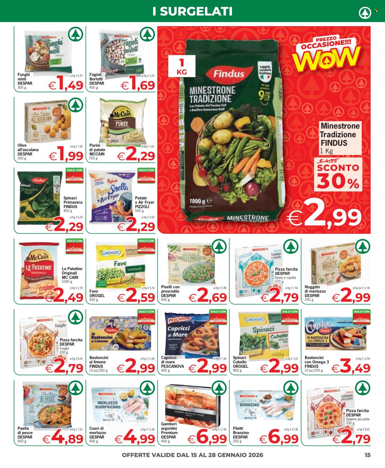 Leták Eurospar - 15.1.2026 - 28.1.2026. Strana 15