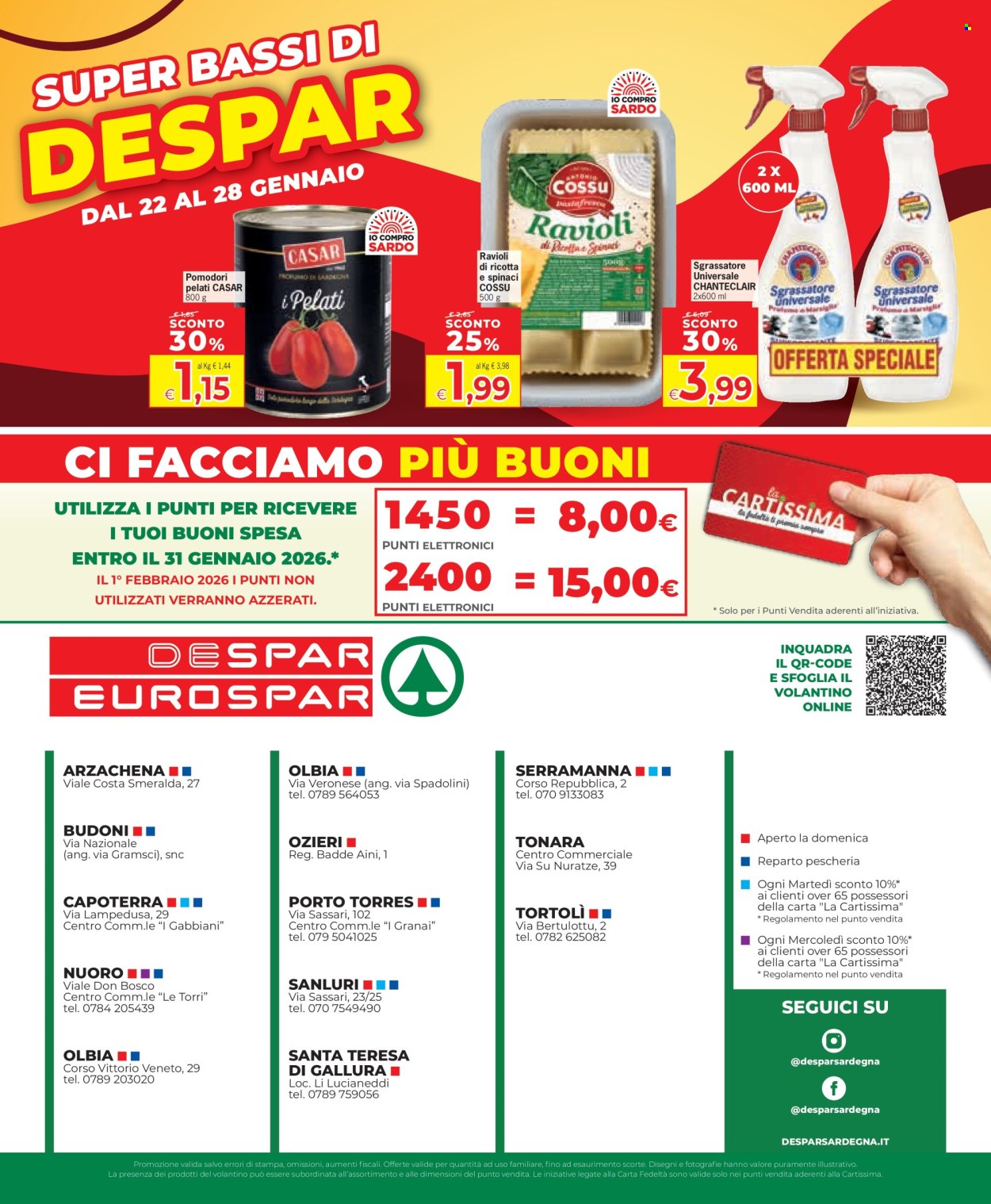 Leták Eurospar - 15.1.2026 - 28.1.2026. Strana 20