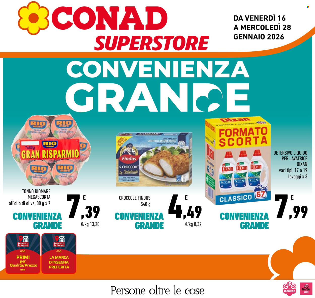 Volantino Conad Superstore - 16/1/2026 - 28/1/2026. Pagina 1