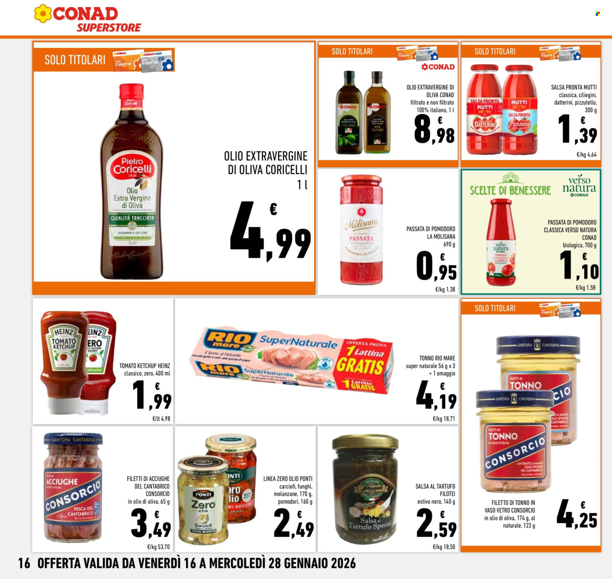 Volantino Conad Superstore - 16/1/2026 - 28/1/2026. Pagina 16