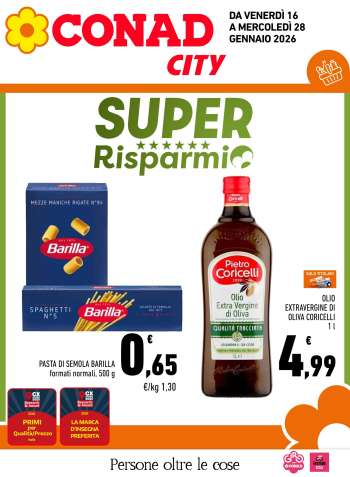 Volantino Conad City - 16/1/2026 - 28/1/2026.