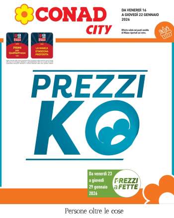 Volantino Conad City - 16/1/2026 - 22/1/2026.