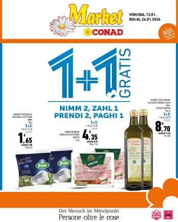 Volantino Market Conad - 13/1/2026 - 26/1/2026.