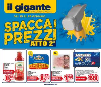 Volantino Il Gigante - 15/1/2026 - 28/1/2026.
