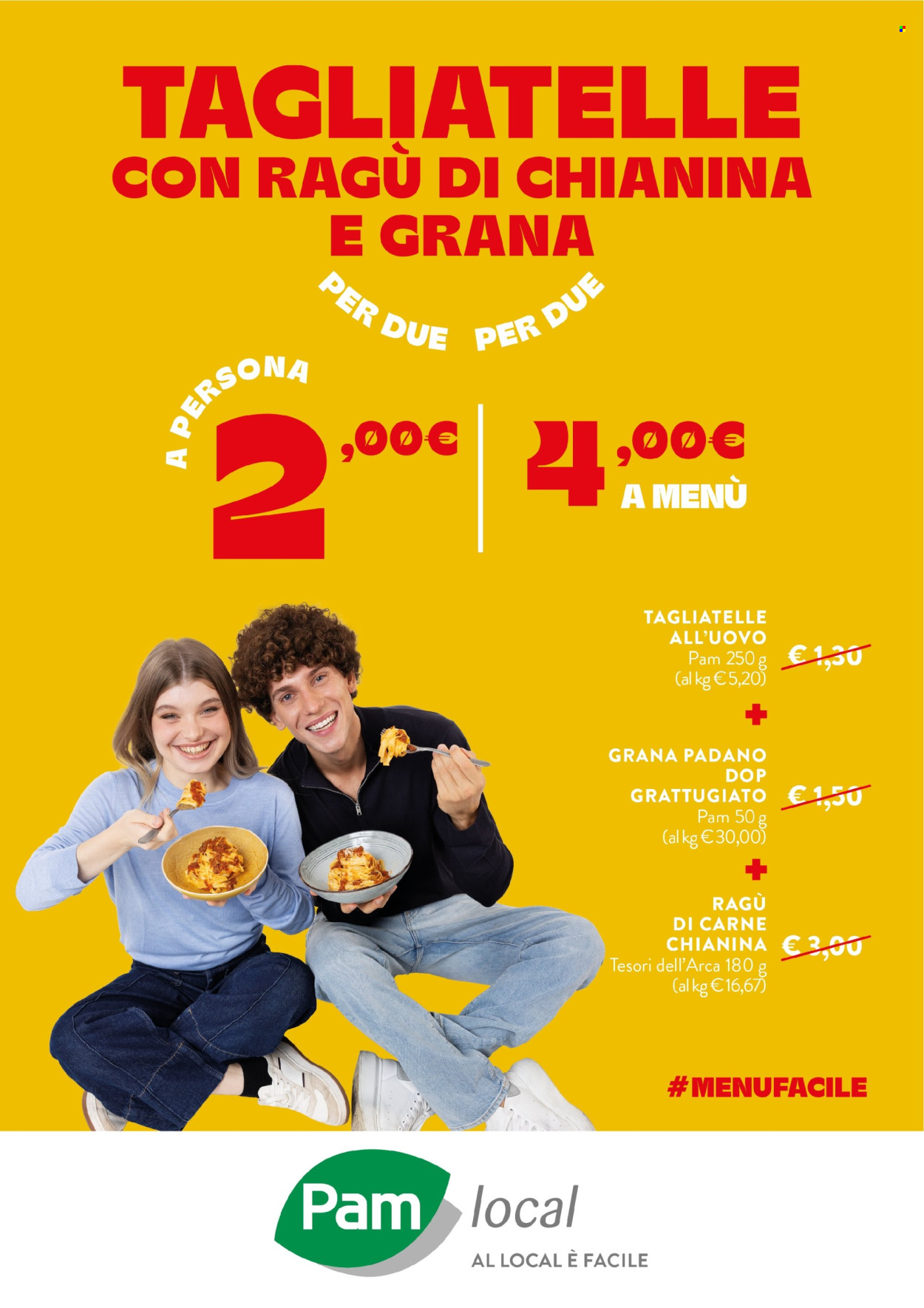 Volantino Pam local. Pagina 1