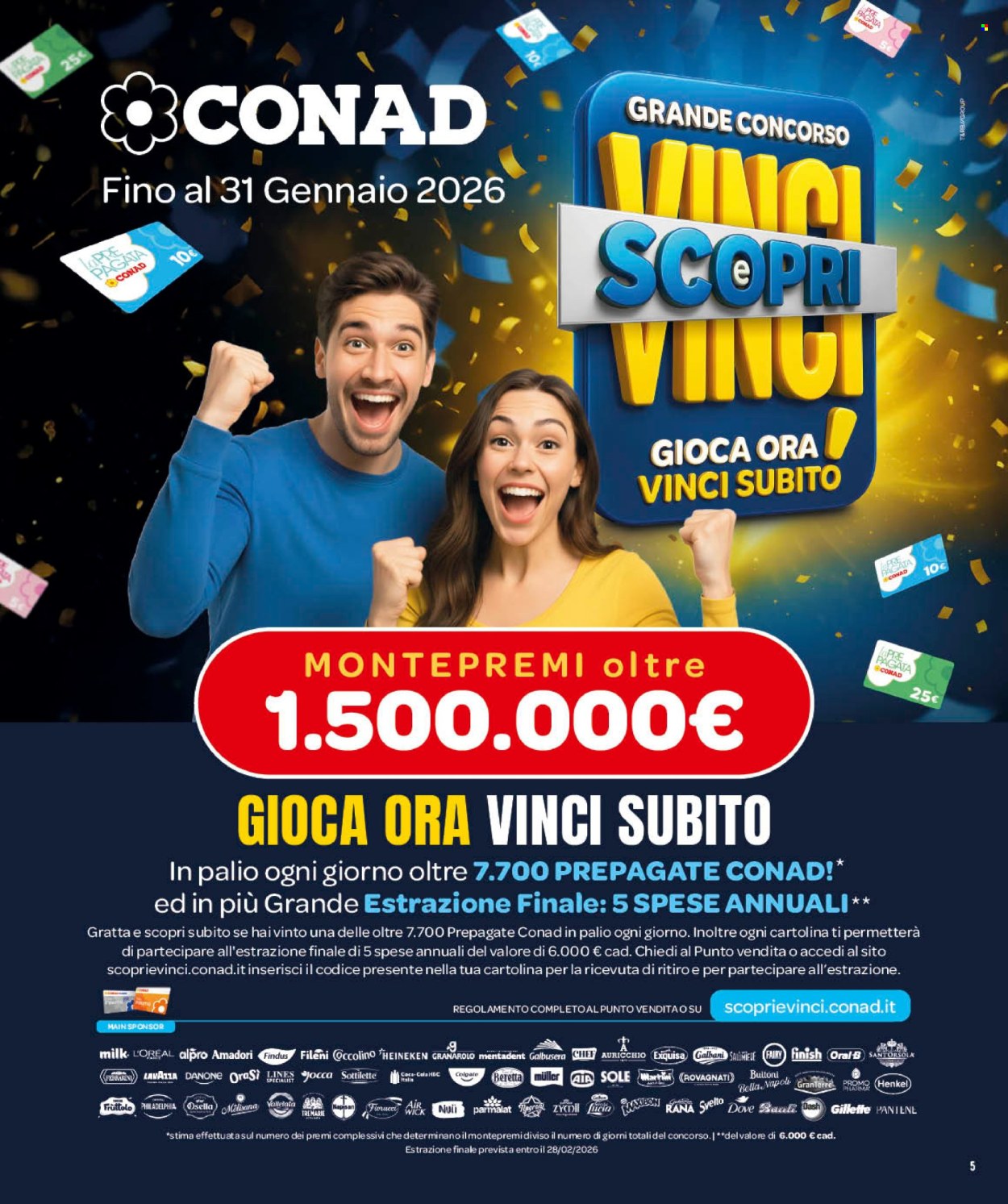 Volantino Conad - 21/1/2026 - 28/1/2026. Pagina 5