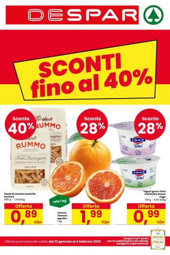 Volantino Despar - 22/1/2026 - 4/2/2026.