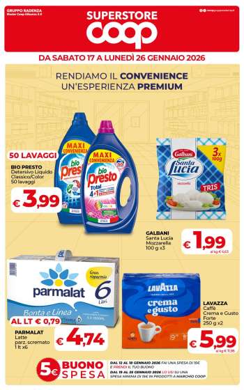 Volantino Coop - 17/1/2026 - 26/1/2026.