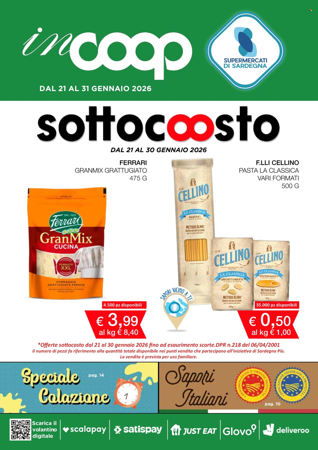 Leták Coop - 21.1.2026 - 31.1.2026. Strana 1