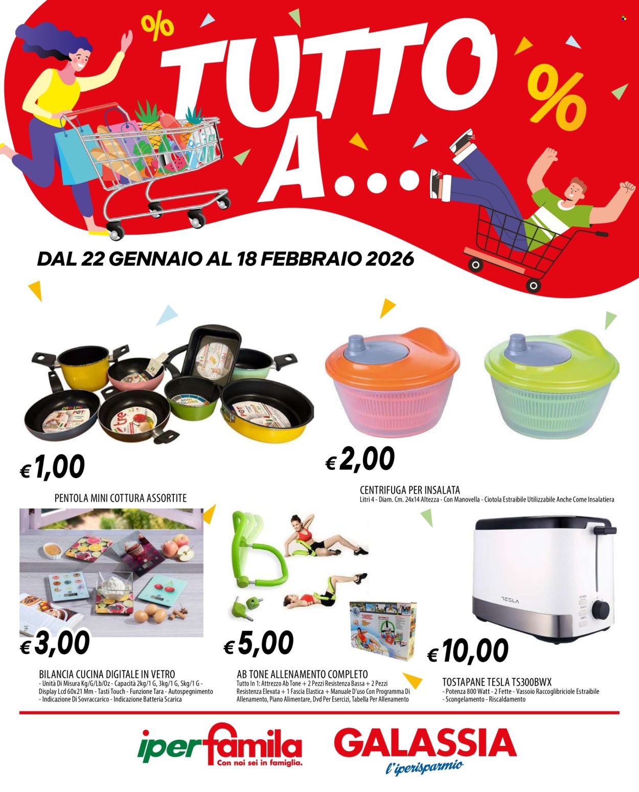 Volantino Famila - 22/1/2026 - 18/2/2026. Pagina 1