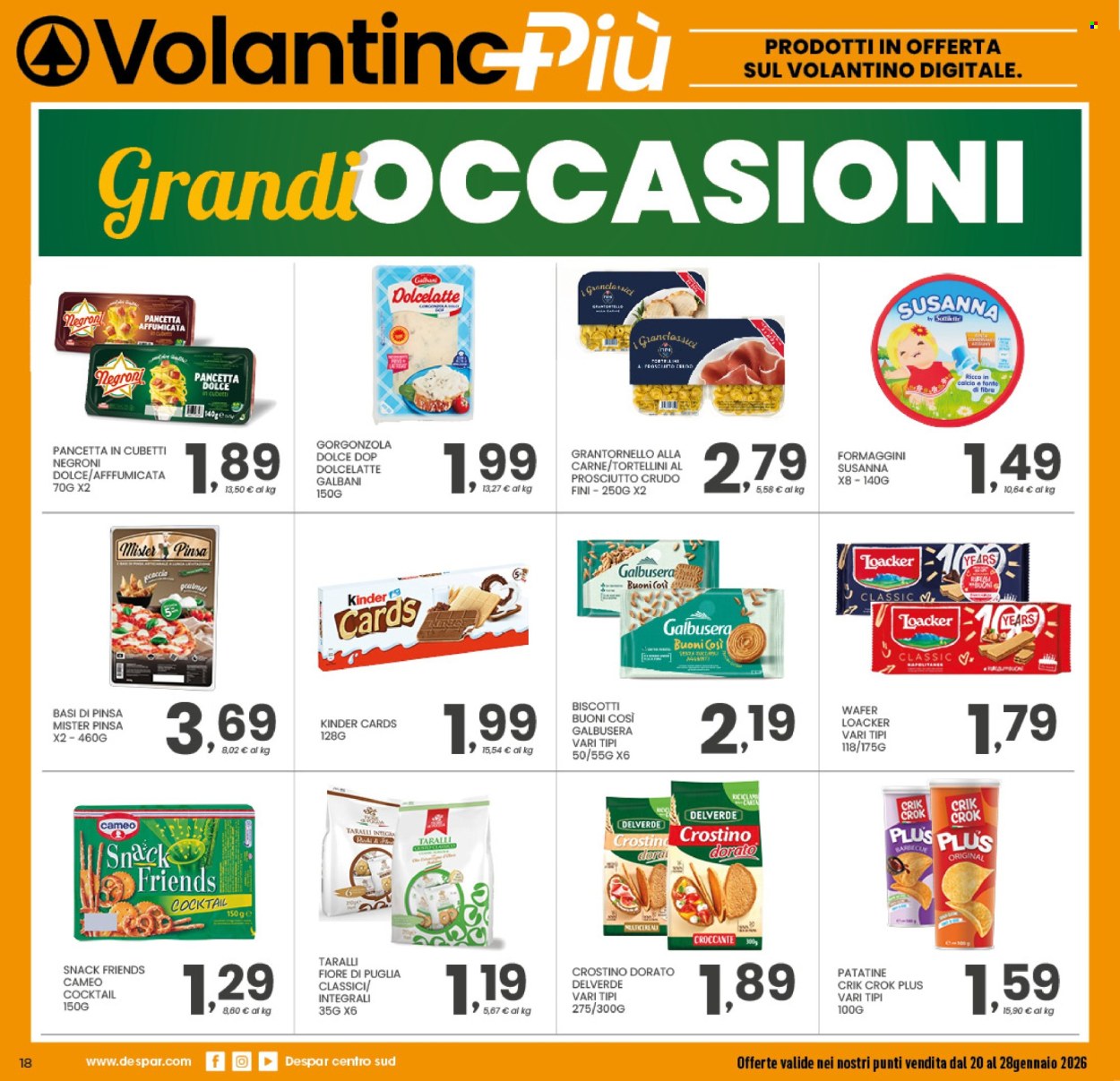 Volantino Despar - 20/1/2026 - 28/1/2026. Pagina 18