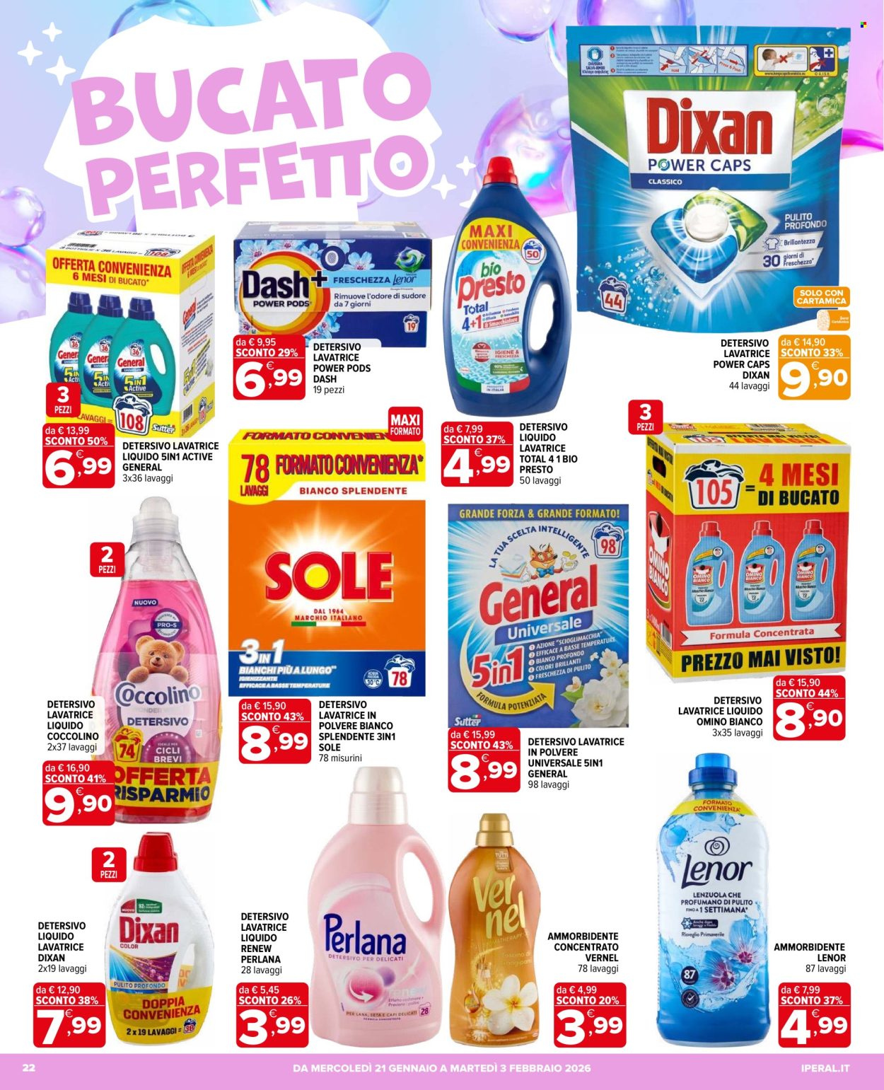 Volantino Iperal - 21/1/2026 - 3/2/2026. Pagina 22
