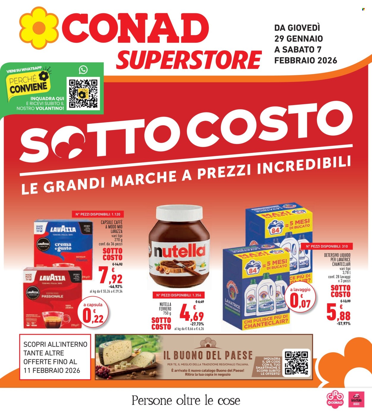 Volantino Conad Superstore - 29/1/2026 - 11/2/2026. Pagina 1