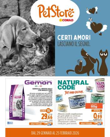 Volantino Pet Store Conad - 29/1/2026 - 25/2/2026.