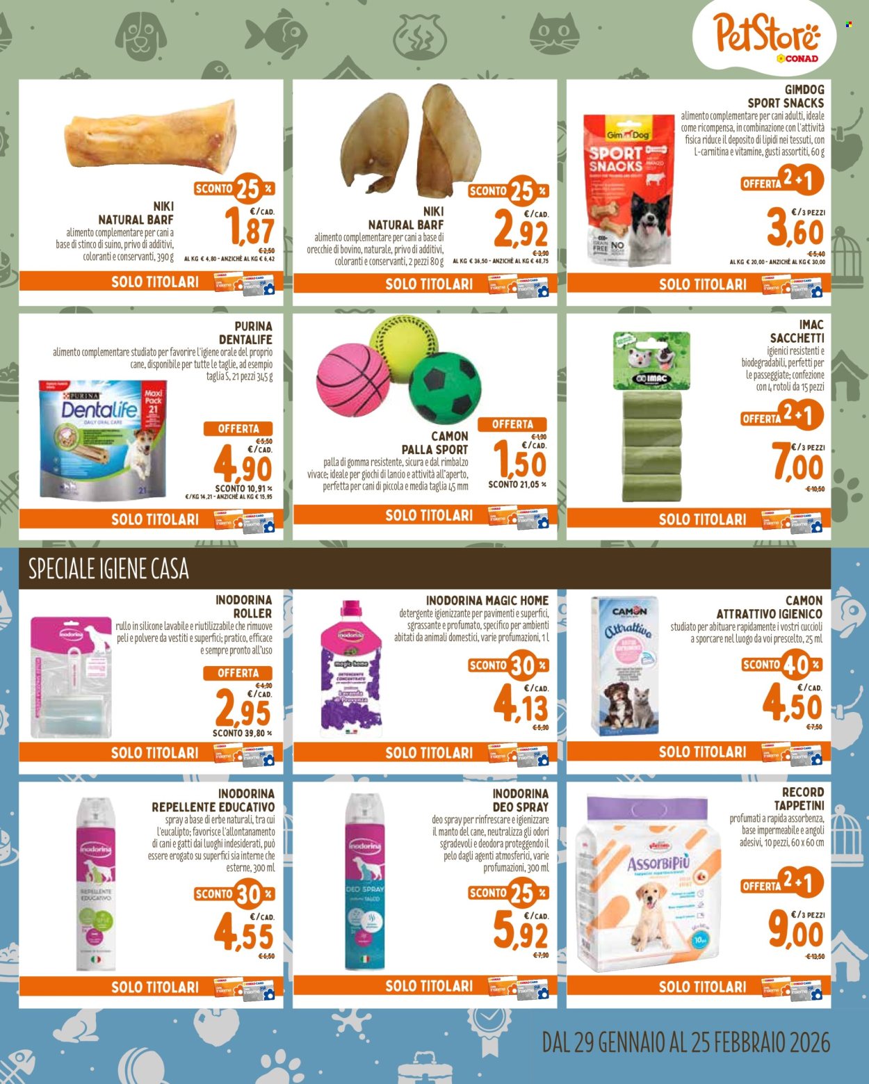 Leták Pet Store Conad - 29.1.2026 - 25.2.2026. Strana 3