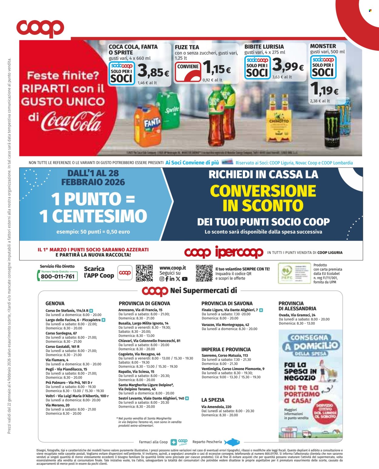 Volantino Coop - 22/1/2026 - 4/2/2026. Pagina 21