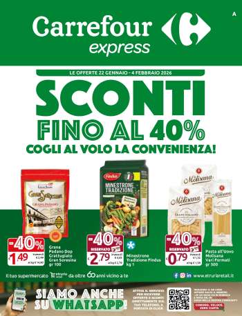 Volantino Carrefour - 22/1/2026 - 4/2/2026.