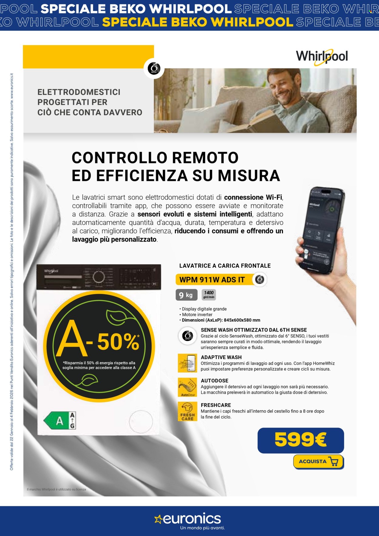 Volantino Euronics - 22/1/2026 - 4/2/2026. Pagina 2