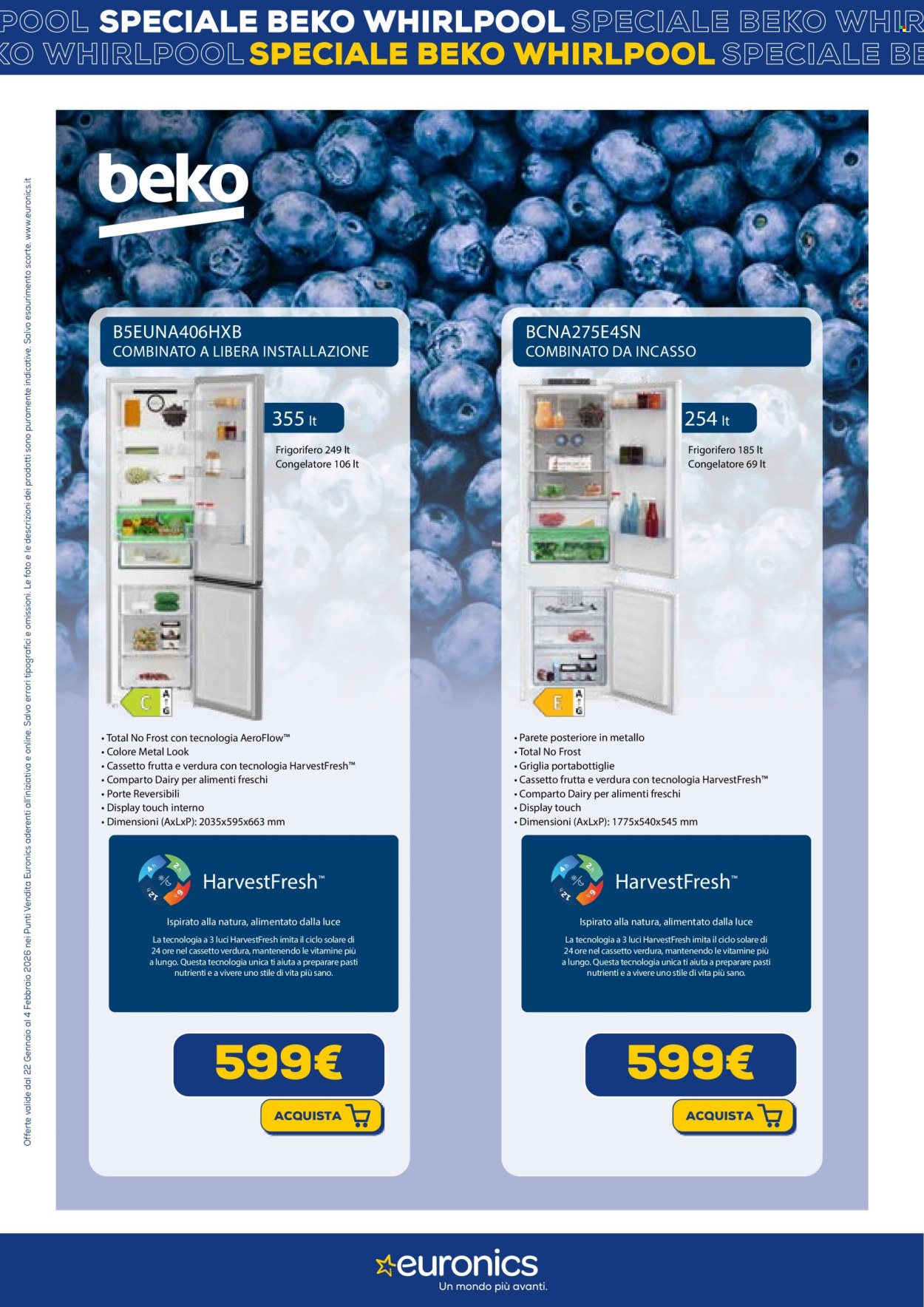 Volantino Euronics - 22/1/2026 - 4/2/2026. Pagina 9