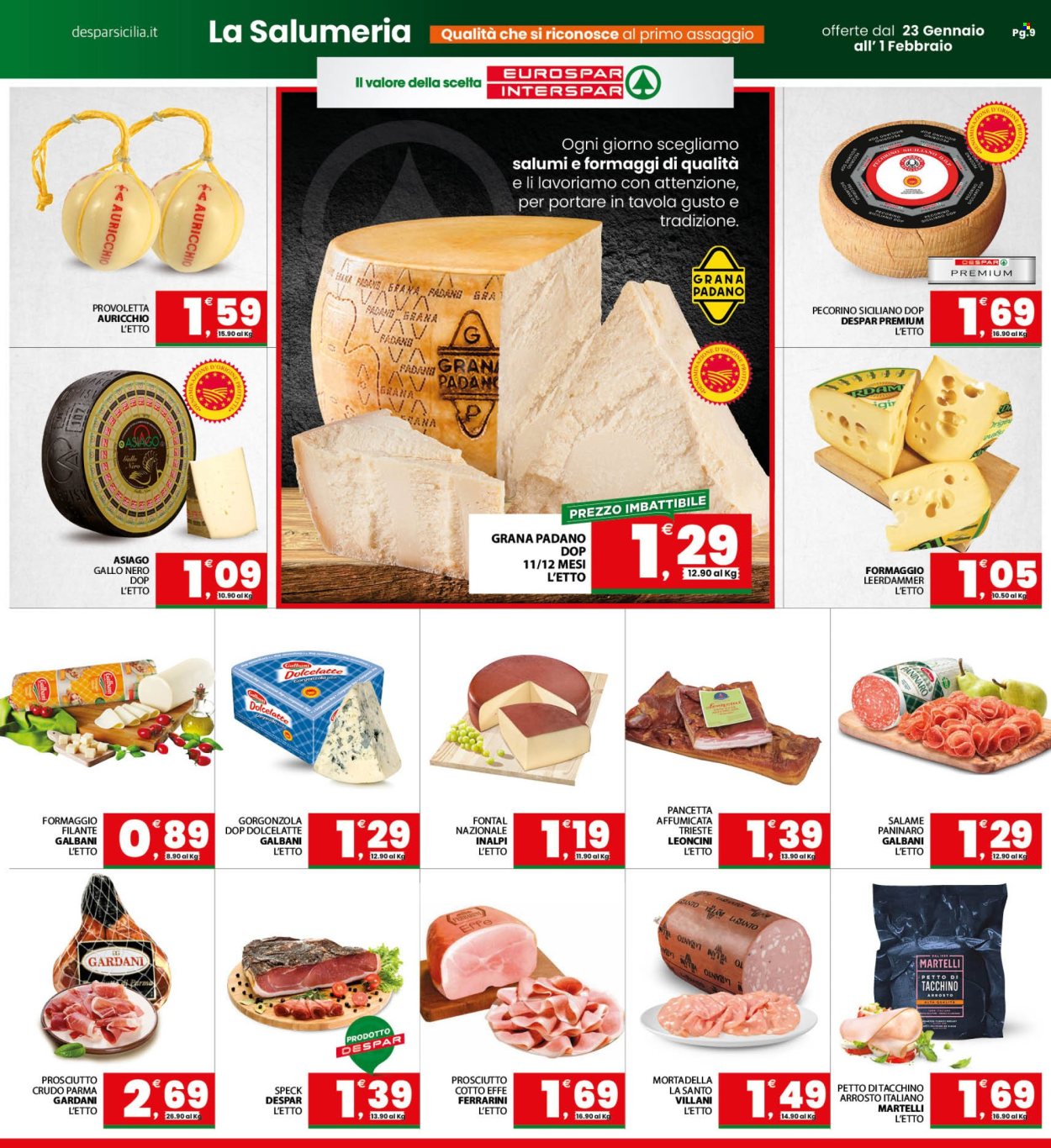Volantino Eurospar - 23/1/2026 - 1/2/2026. Pagina 9