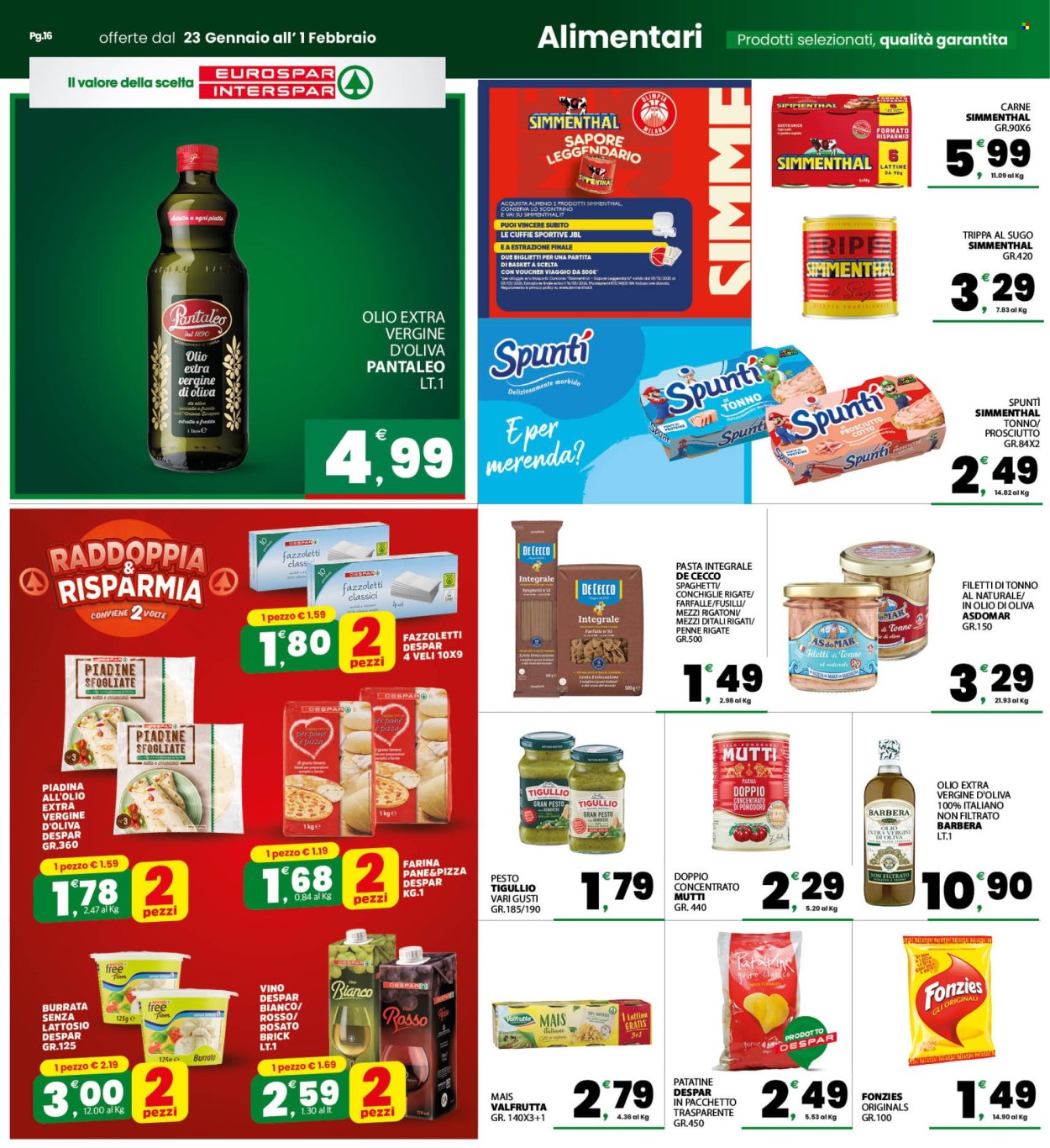 Volantino Eurospar - 23/1/2026 - 1/2/2026. Pagina 16