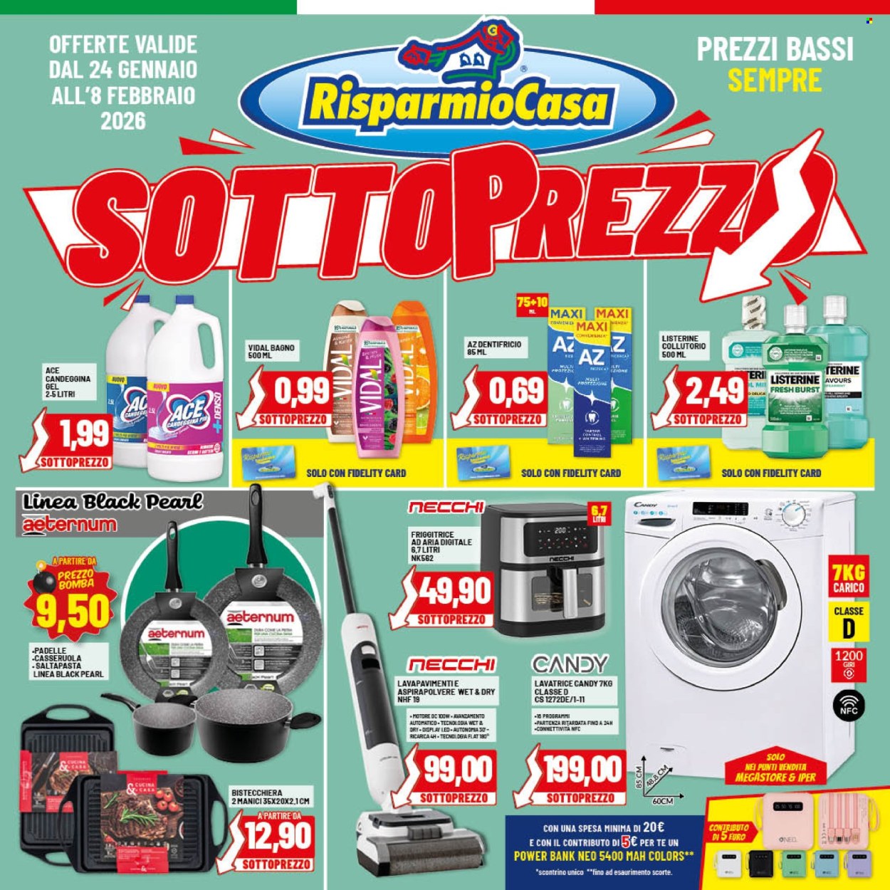 Volantino Risparmio Casa - 24/1/2026 - 8/2/2026. Pagina 1