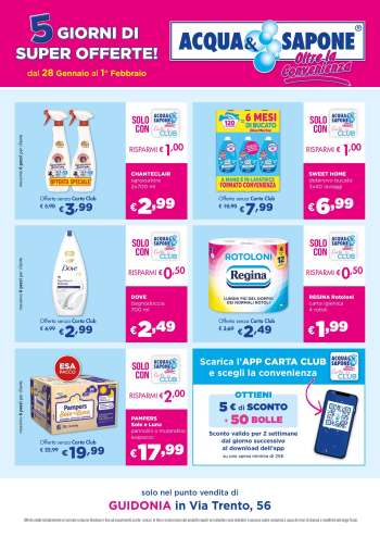 Volantino Acqua & Sapone - 28/1/2026 - 1/2/2026.