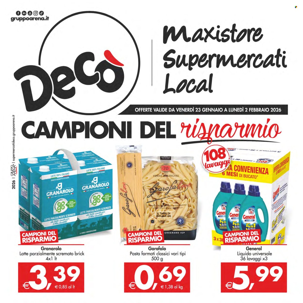 Volantino Deco - 23/1/2026 - 2/2/2026. Pagina 1