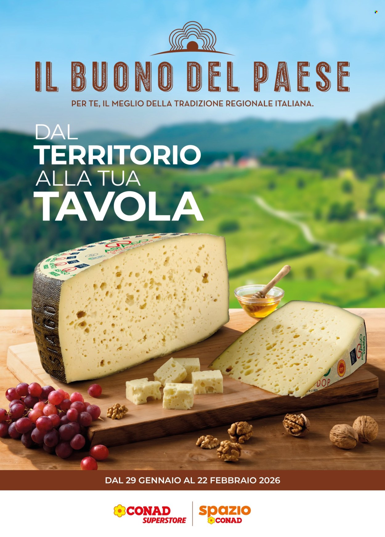 Volantino Conad - 29/1/2026 - 22/2/2026. Pagina 1