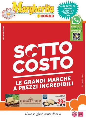 Volantino Margherita Conad - 29/1/2026 - 10/2/2026.
