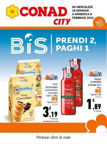 Volantino Conad City - 28/1/2026 - 8/2/2026.