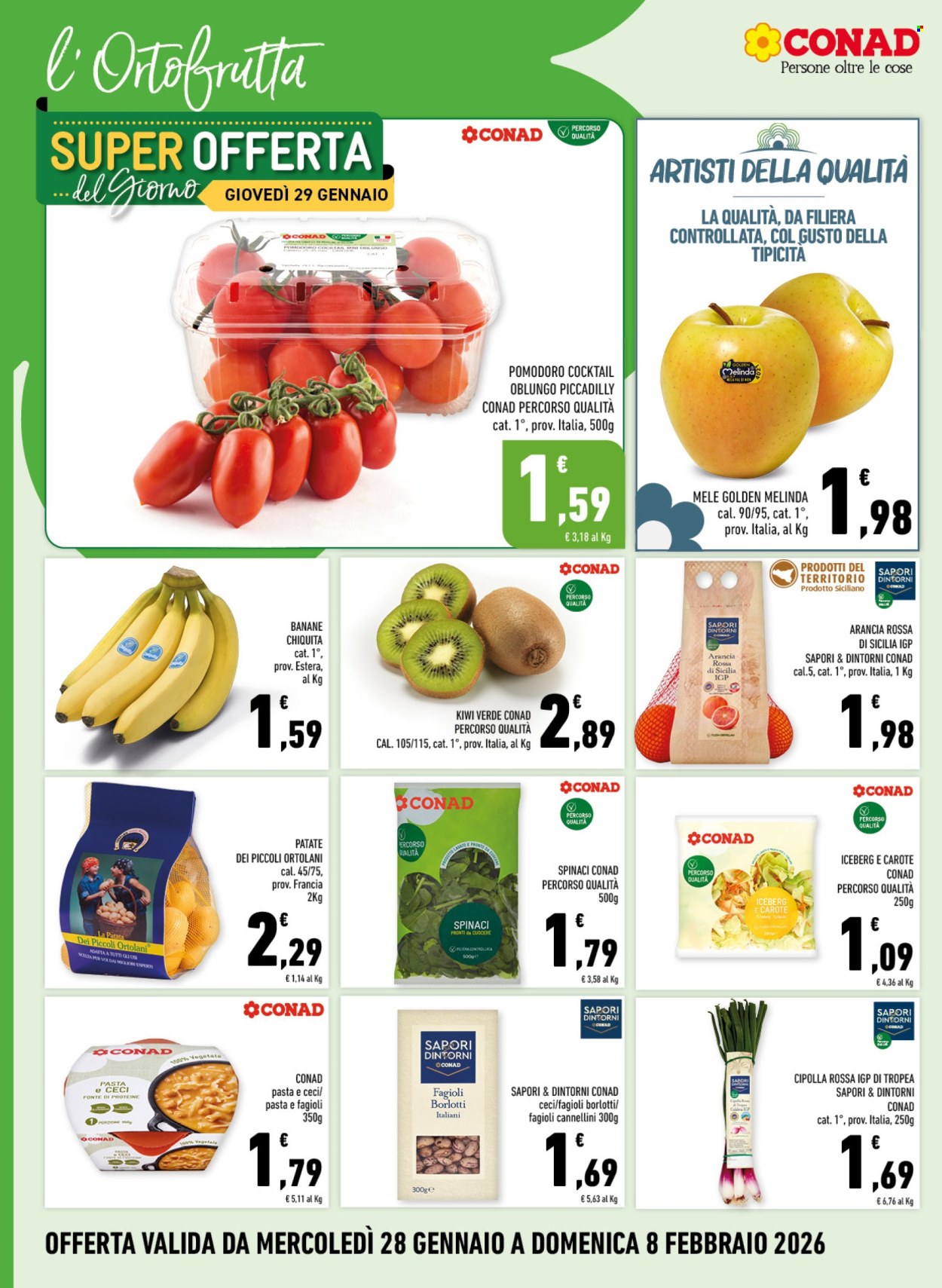 Volantino Margherita Conad - 28/1/2026 - 8/2/2026. Pagina 4