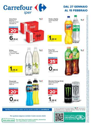 Volantino Carrefour - 27/1/2026 - 15/2/2026.