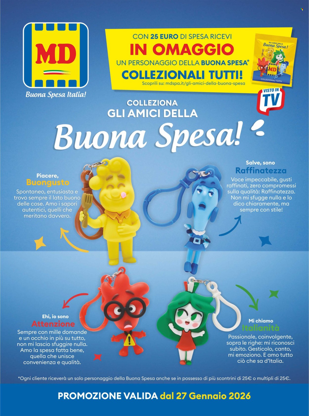 Volantino MD Discount - 27/1/2026 - 8/2/2026. Pagina 1