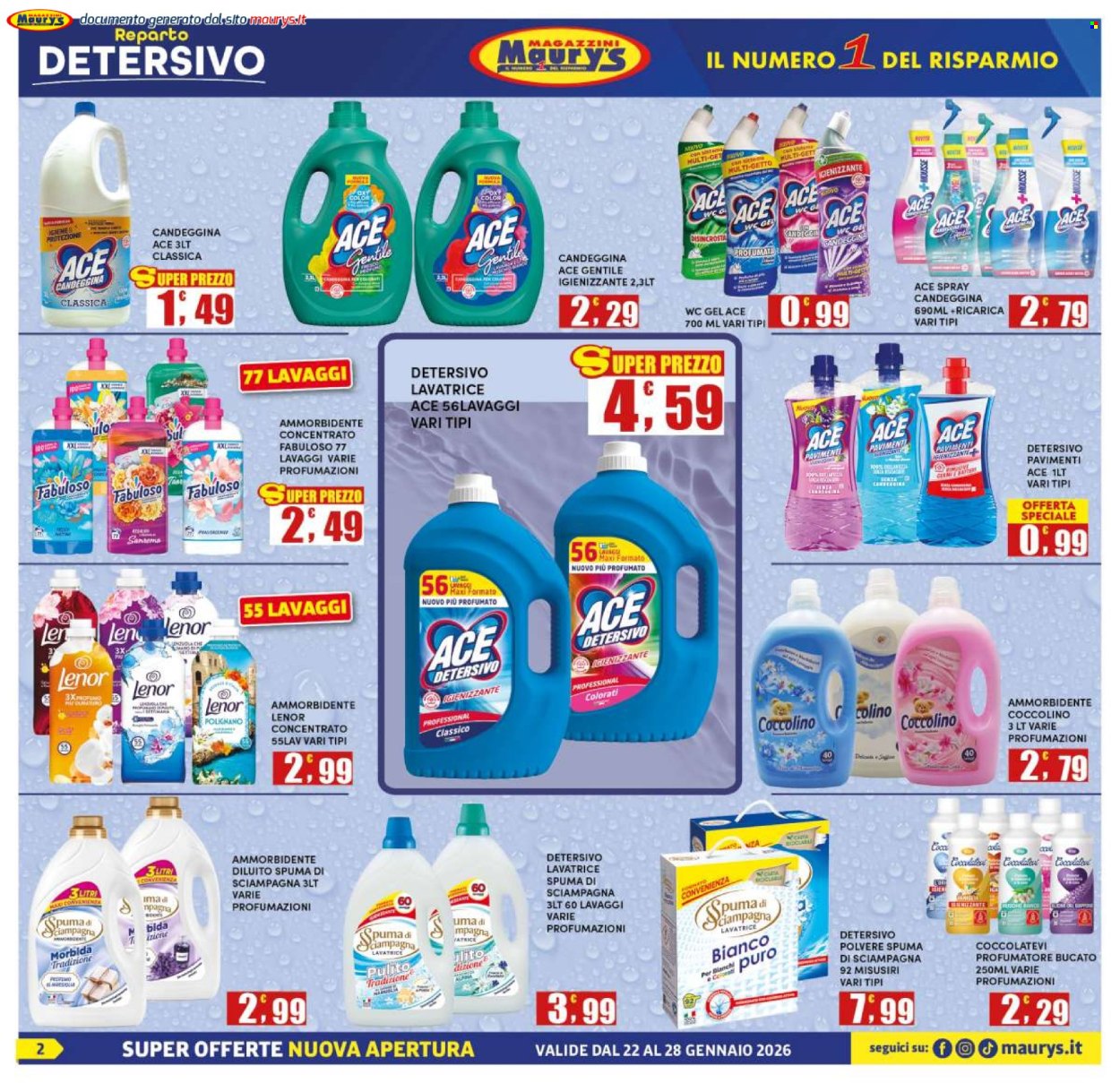 Leták Maury's - 22.1.2026 - 28.1.2026. Strana 2