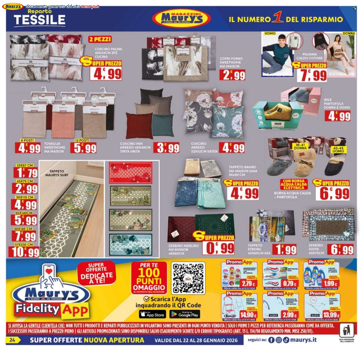 Volantino Maury's - 22/1/2026 - 28/1/2026. Pagina 24