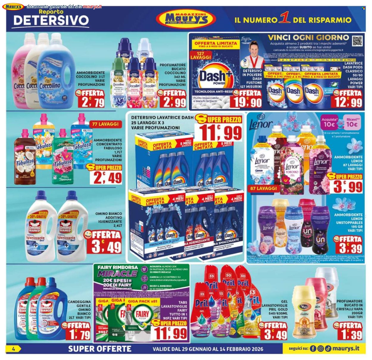 Leták Maury's - 29.1.2026 - 14.2.2026. Strana 4