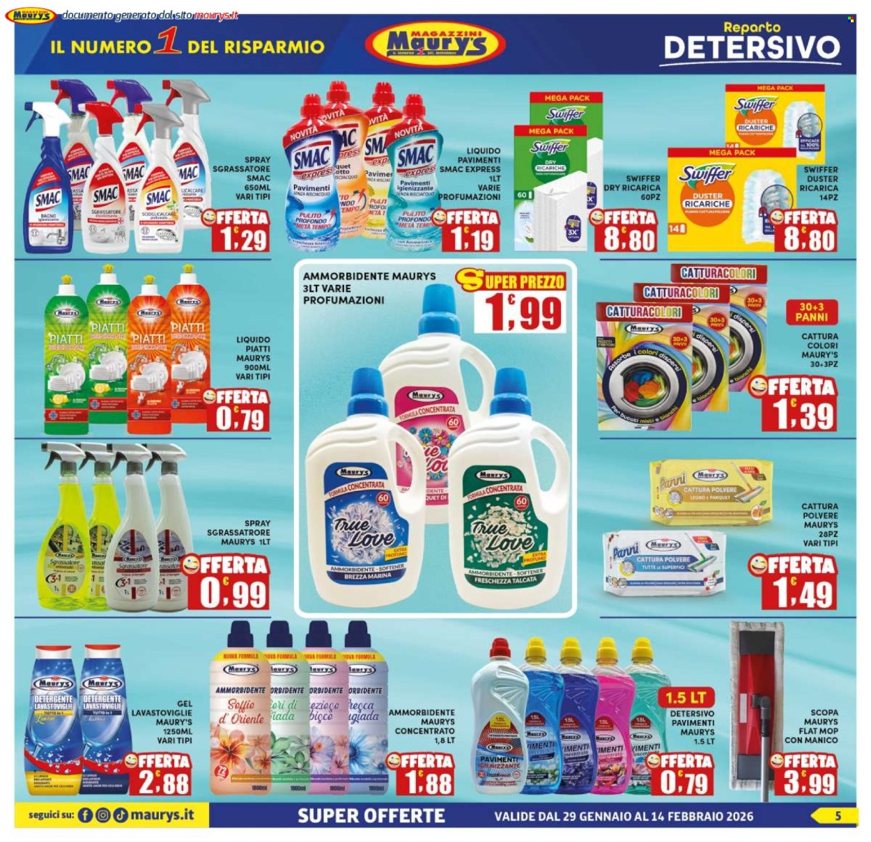 Leták Maury's - 29.1.2026 - 14.2.2026. Strana 5