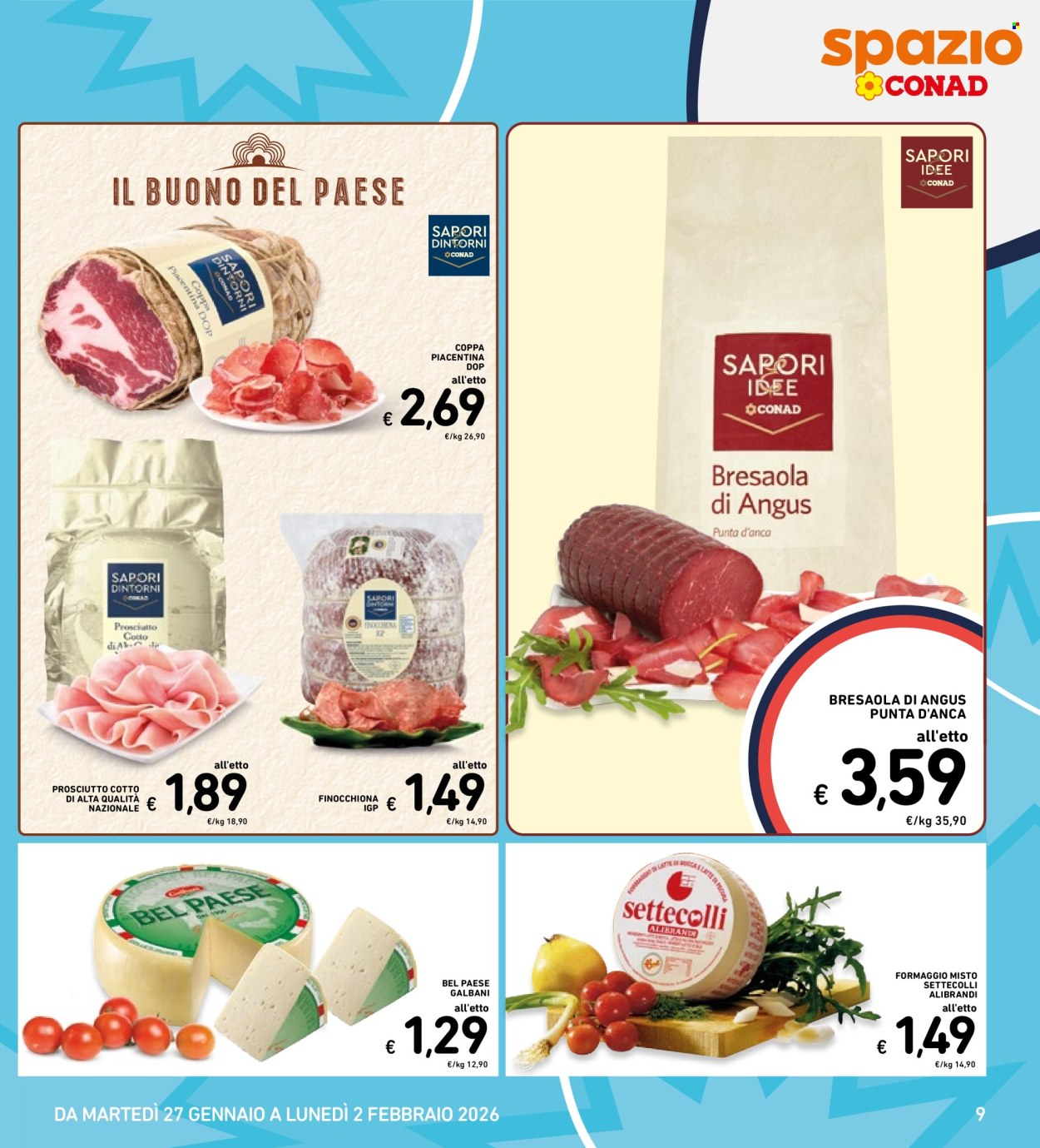 Volantino Spazio Conad - 27/1/2026 - 2/2/2026. Pagina 9