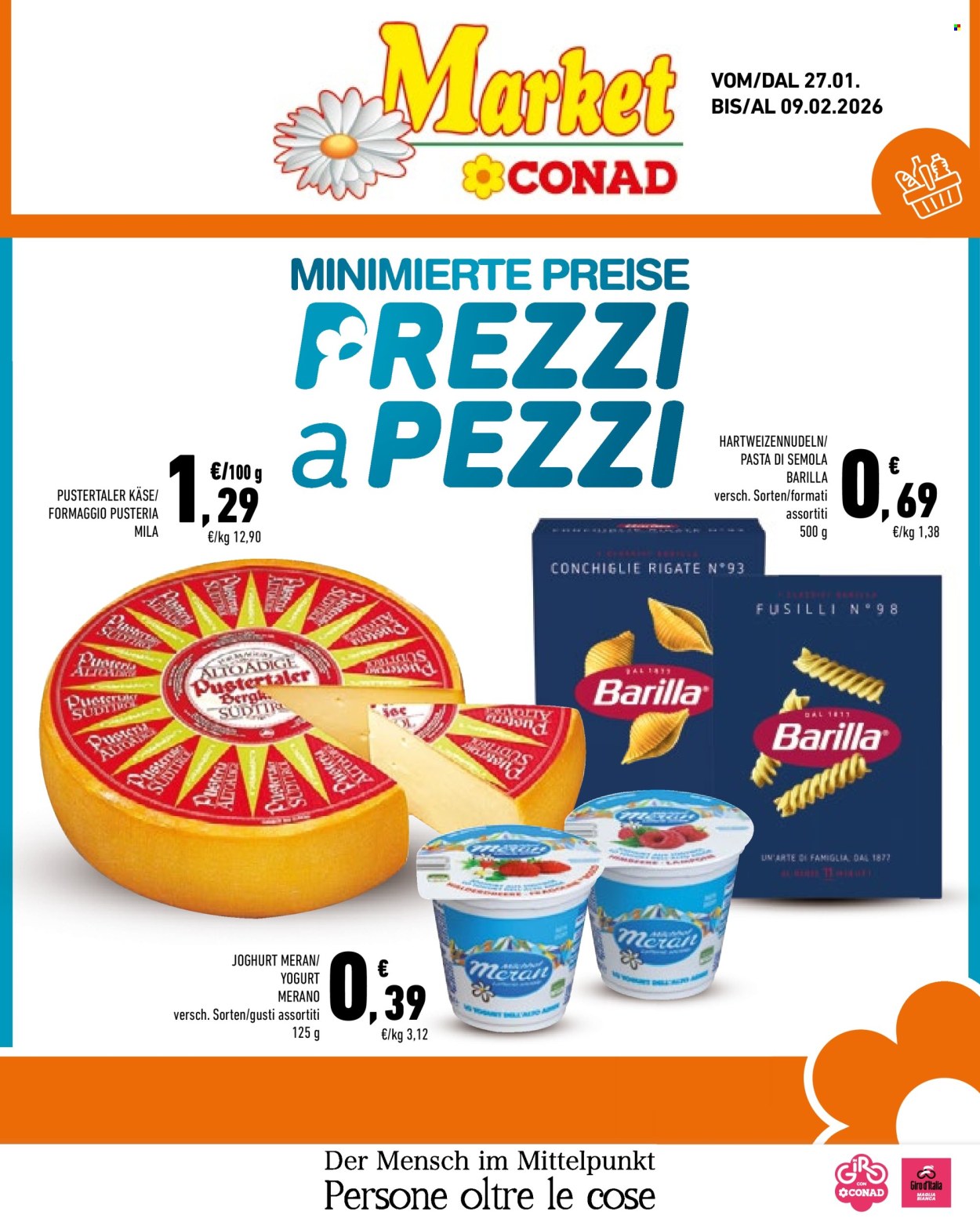 Volantino Market Conad - 27/1/2026 - 9/2/2026. Pagina 1