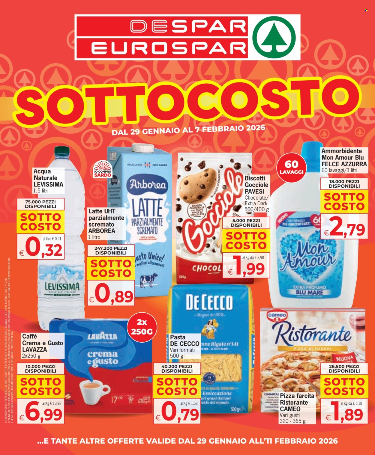 Volantino Eurospar - 29/1/2026 - 11/2/2026. Pagina 1