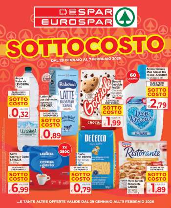 Volantino Eurospar - 29/1/2026 - 11/2/2026.