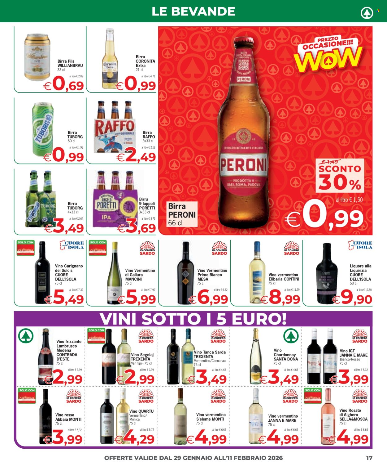 Leták Eurospar - 29.1.2026 - 11.2.2026. Strana 17